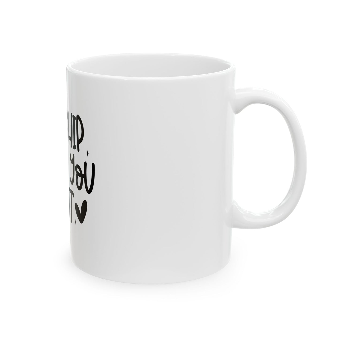 Worship While You Wait Mug, (11oz, 15oz)