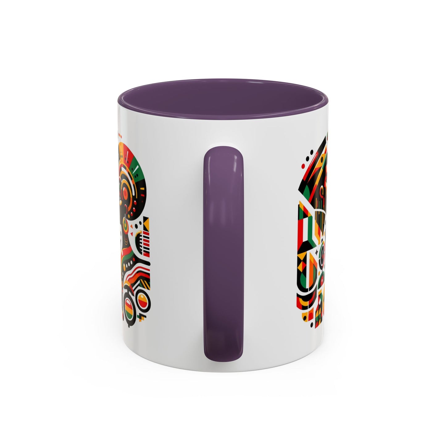 Artistic Black Beauty Coffee Mug - 11oz & 15oz - Vibrant Cultural Design for Home & Office