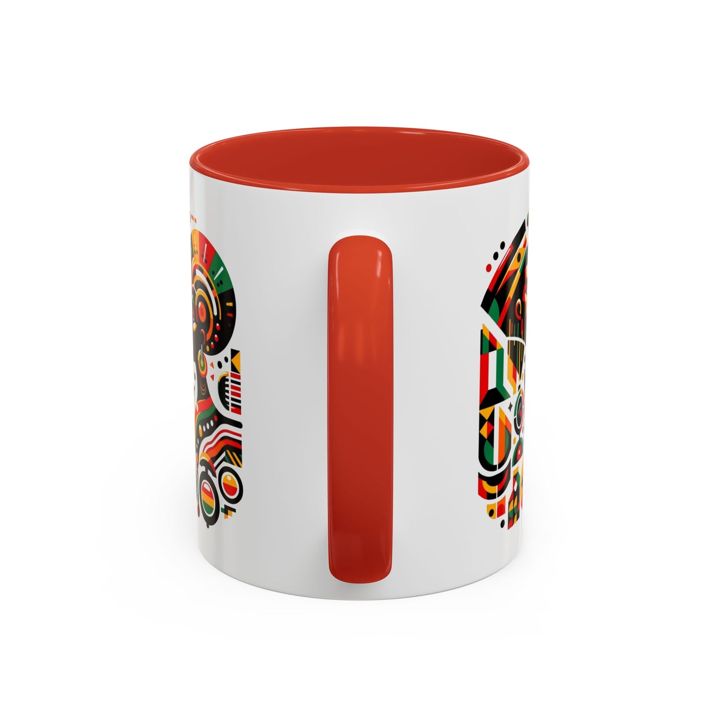 Artistic Black Beauty Coffee Mug - 11oz & 15oz - Vibrant Cultural Design for Home & Office