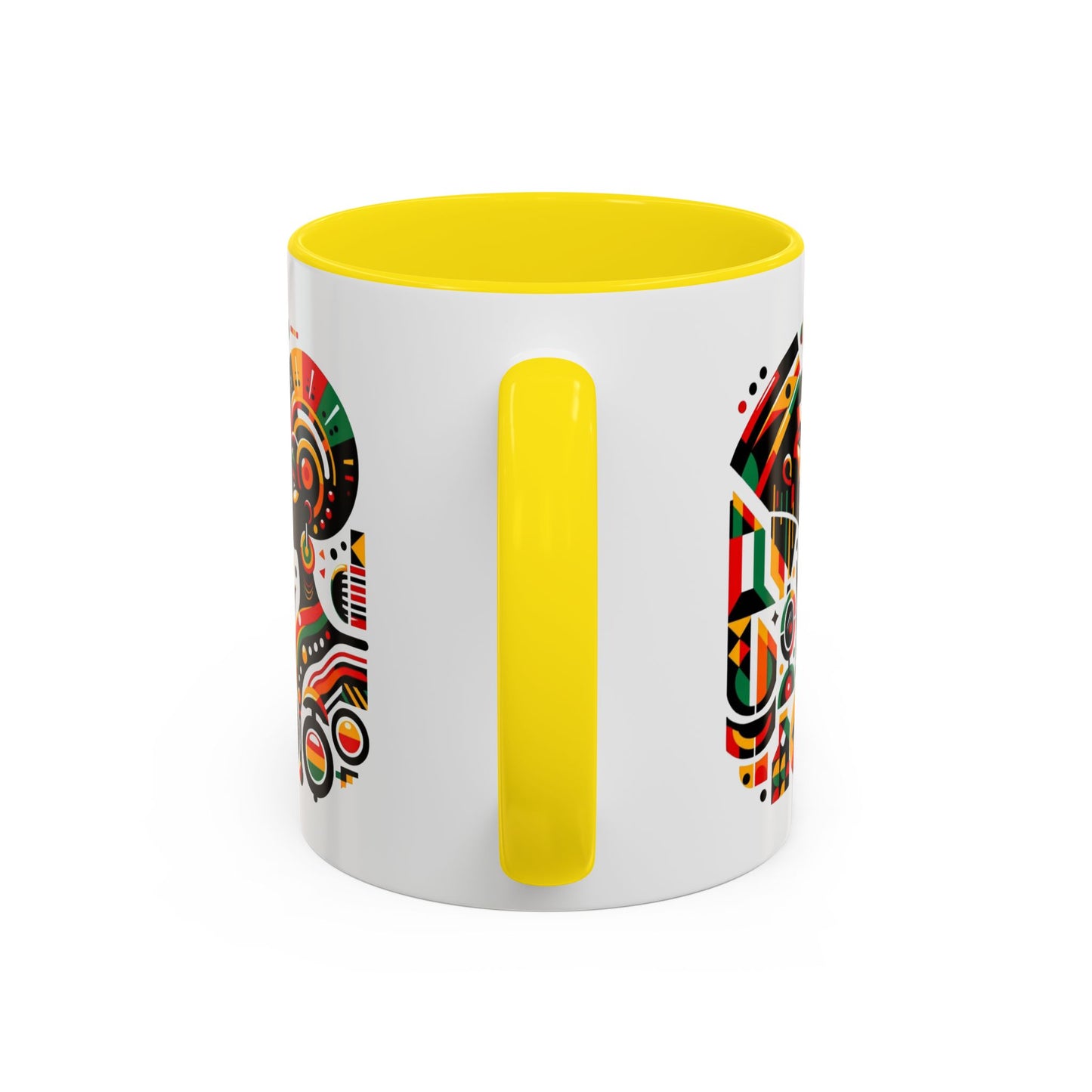 Artistic Black Beauty Coffee Mug - 11oz & 15oz - Vibrant Cultural Design for Home & Office