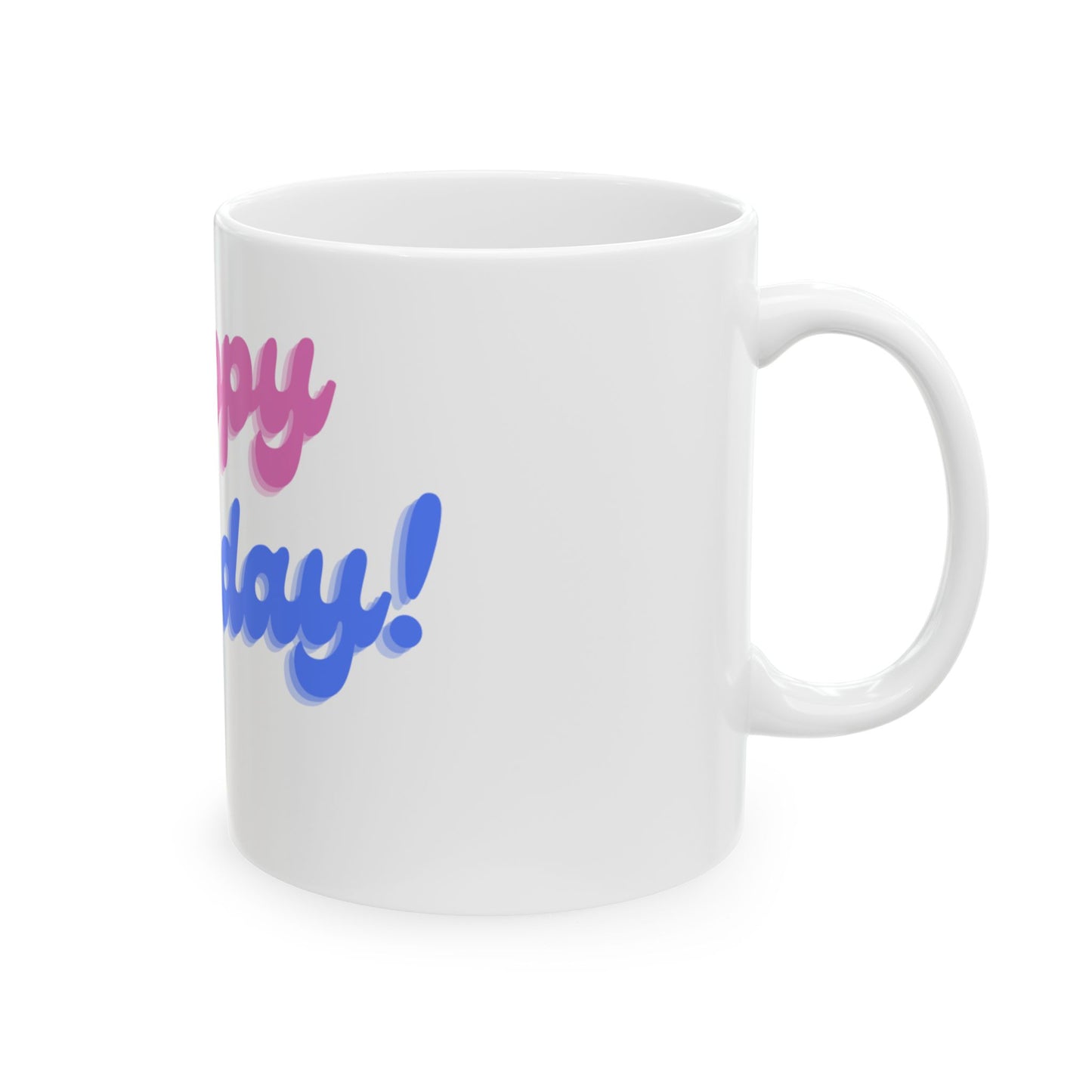 Happy Birthday Mug, (11oz, 15oz)