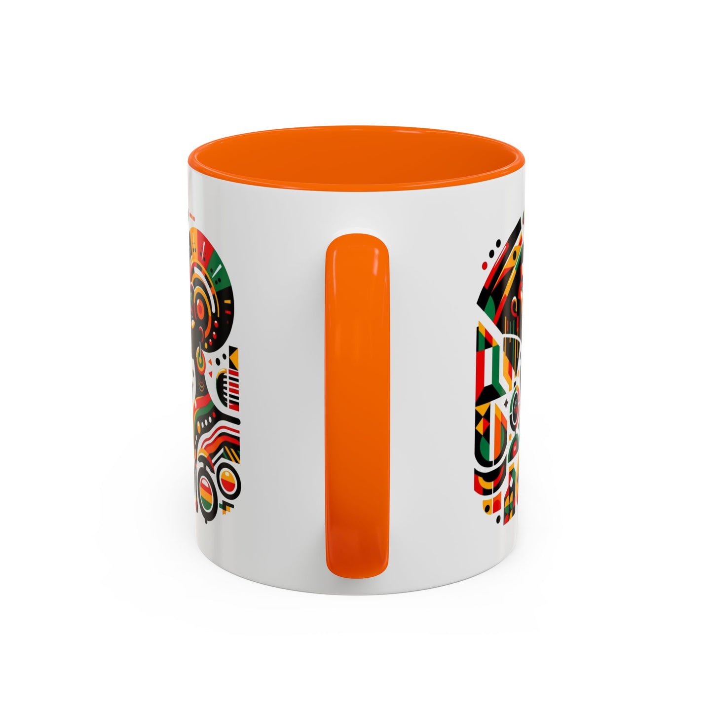 Artistic Black Beauty Coffee Mug - 11oz & 15oz - Vibrant Cultural Design for Home & Office