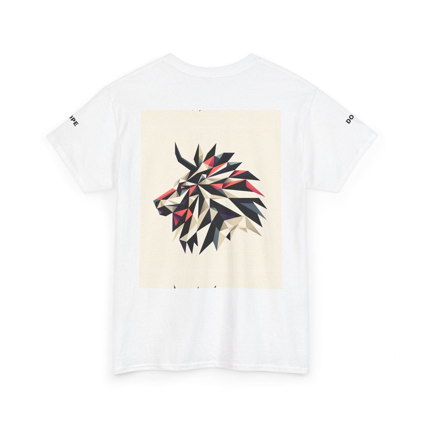 Unique Graphic Tee - 'DOPE' Floral and Lion Design for Trendsetters
