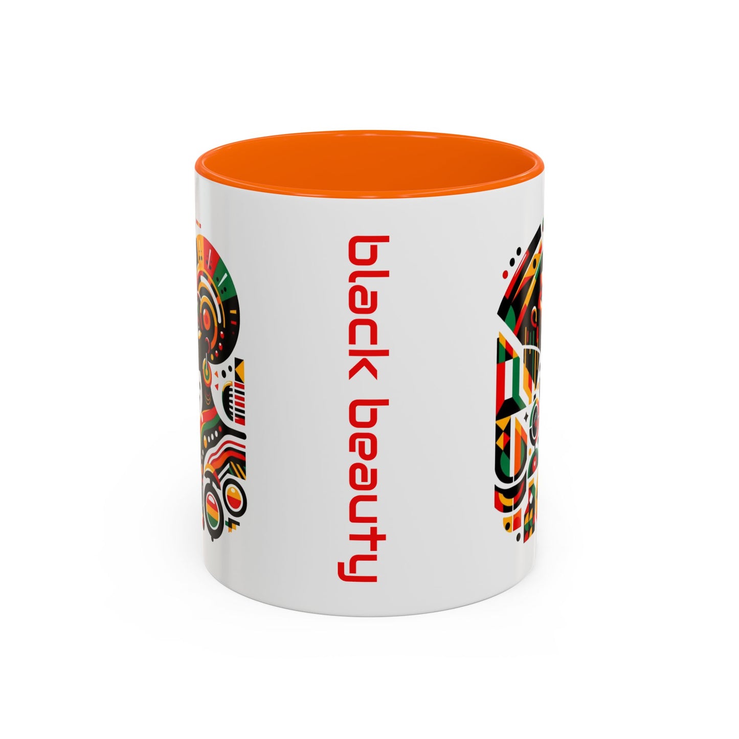 Artistic Black Beauty Coffee Mug - 11oz & 15oz - Vibrant Cultural Design for Home & Office