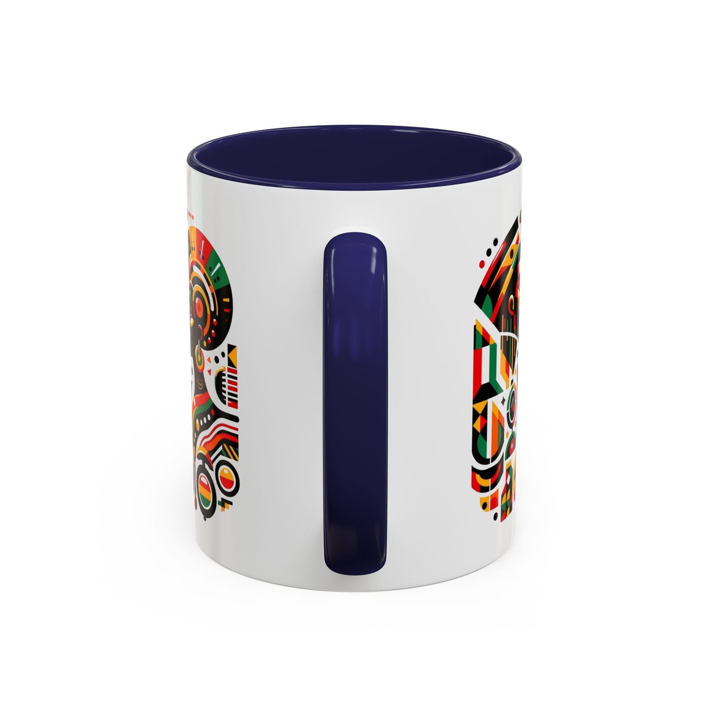 Artistic Black Beauty Coffee Mug - 11oz & 15oz - Vibrant Cultural Design for Home & Office