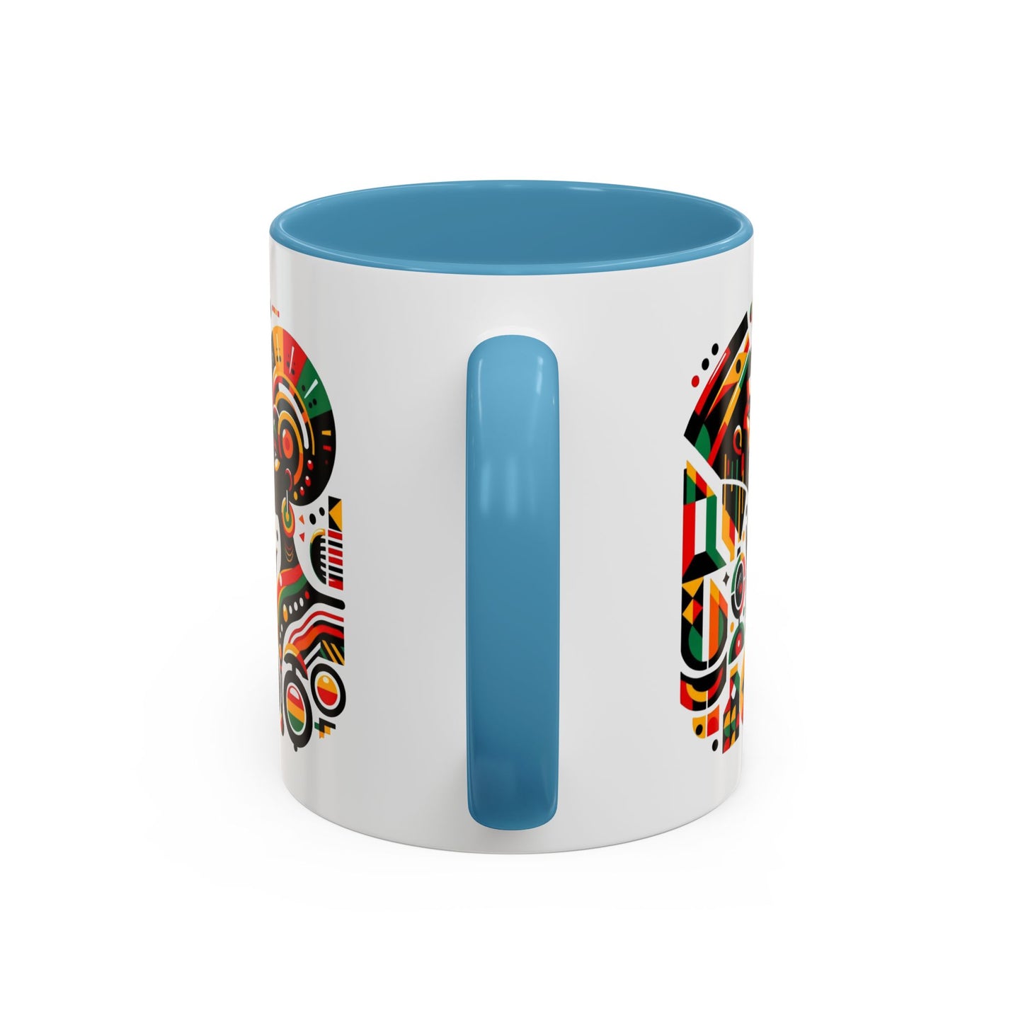 Artistic Black Beauty Coffee Mug - 11oz & 15oz - Vibrant Cultural Design for Home & Office