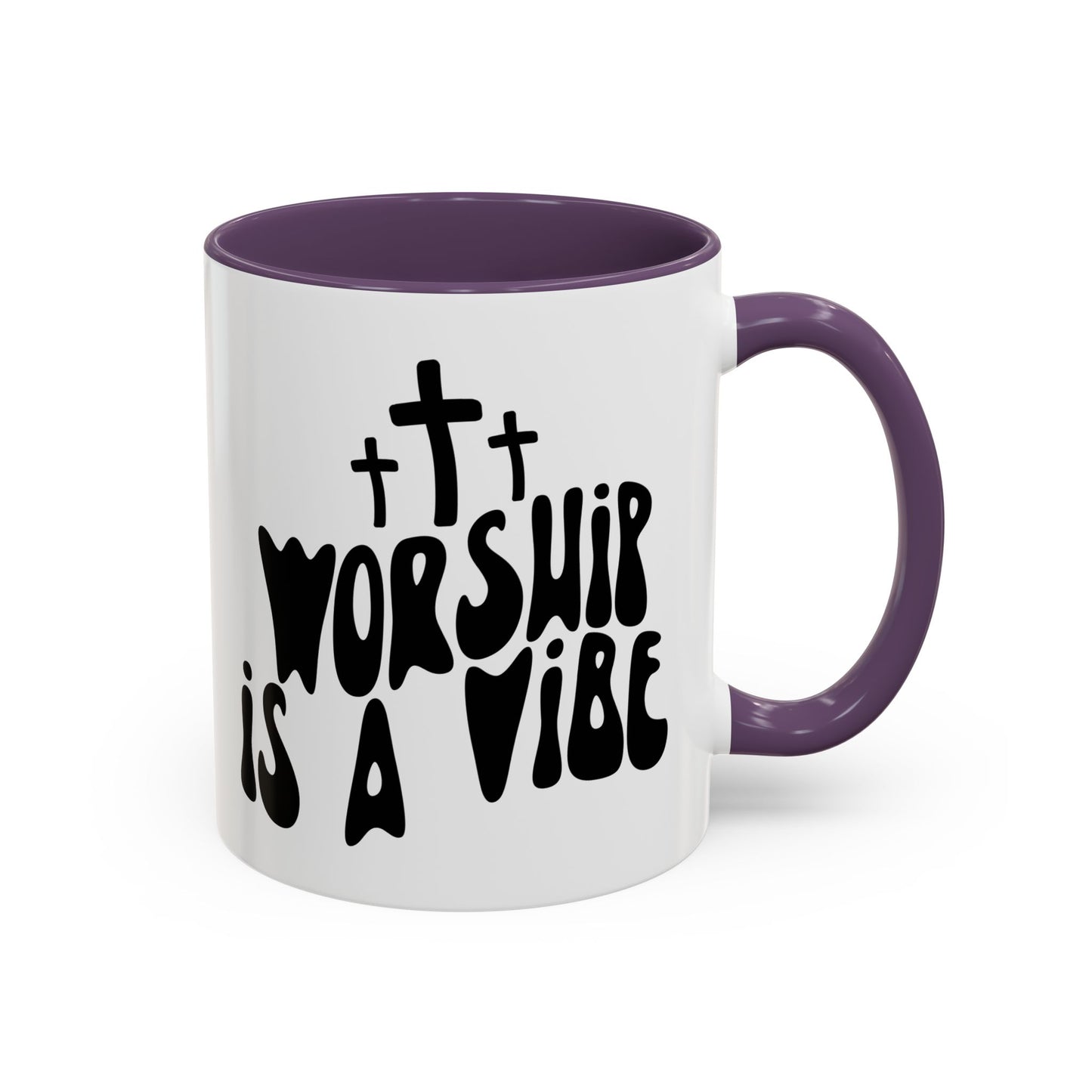 Worship is a Vibe Coffee Mug | Inspirational Christian Drinkware | Perfect for Gifts & Daily Use