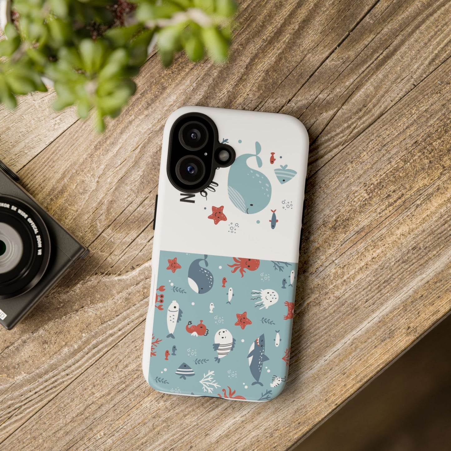 Cute Marine Life Phone Case - Tough Cases for Ocean Lovers