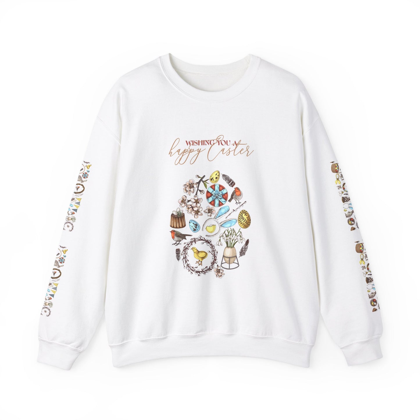 Happy Easter Unisex Crewneck Sweatshirt – Festive Spring Apparel for Celebrations