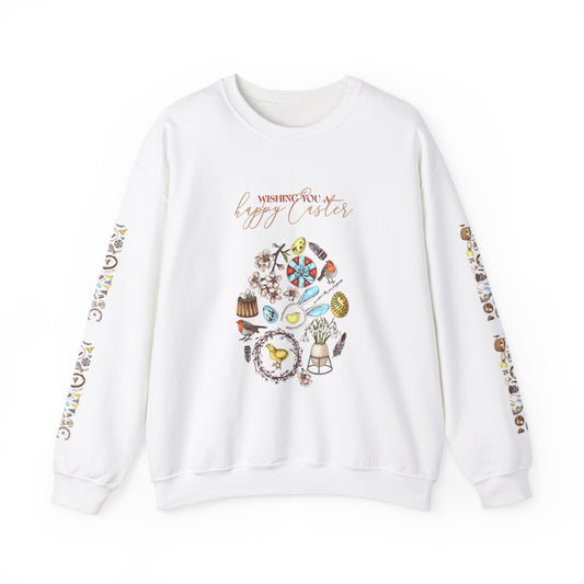 Happy Easter Unisex Crewneck Sweatshirt – Festive Spring Apparel for Celebrations