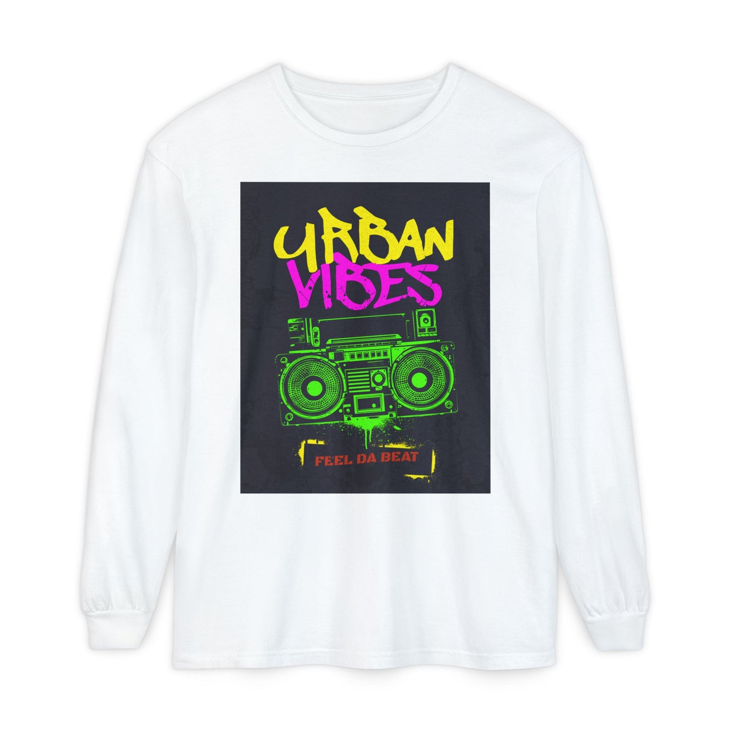 Unisex Garment-dyed Long Sleeve T-Shirt