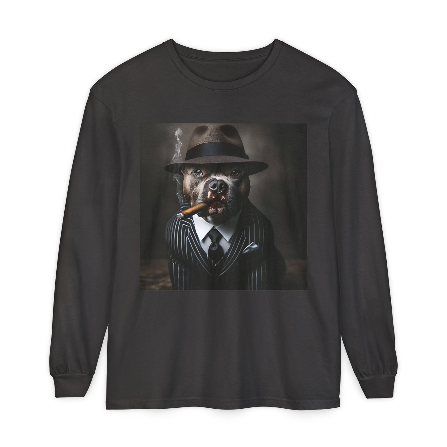 Unisex Garment-dyed Long Sleeve T-Shirt