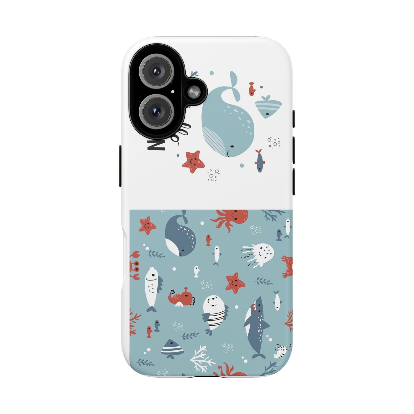 Cute Marine Life Phone Case - Tough Cases for Ocean Lovers