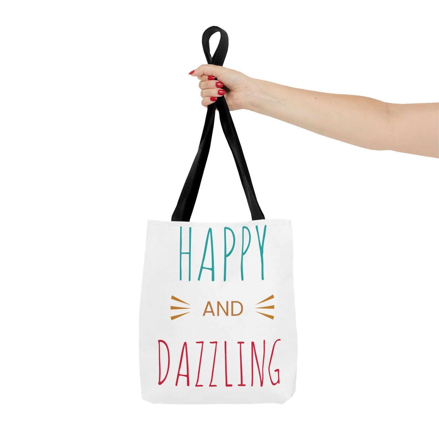 Happy and Dazzling Tote Bag - Cheerful Everyday Carryall for Joyful Occasions