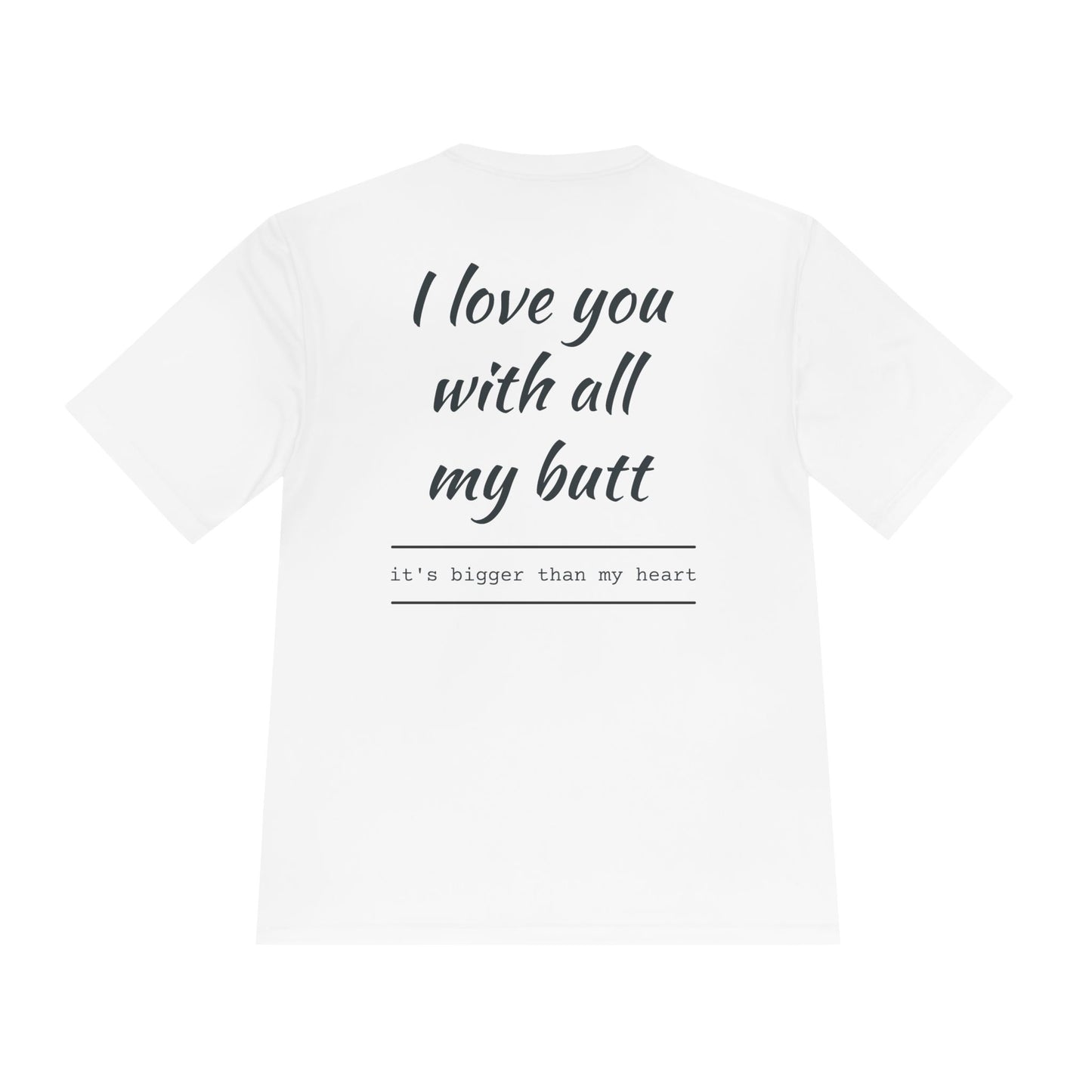 Cute Unisex Moisture Wicking Tee with Fun Messages