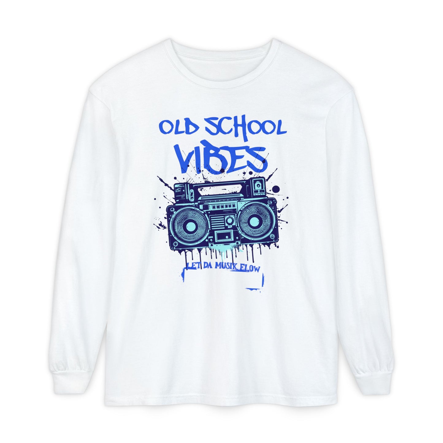 Unisex Garment-dyed Long Sleeve T-Shirt