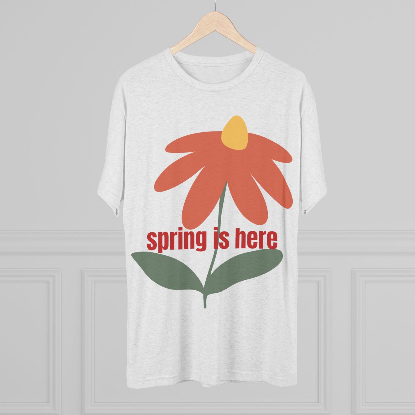 Spring Is Here Kindness Tee - Unisex Tri-Blend Crew