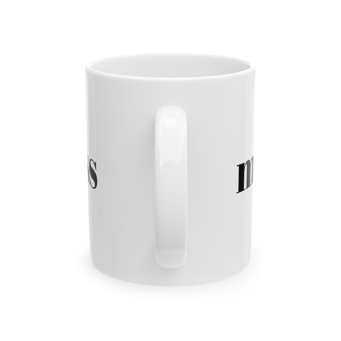 Funny Ceramic Mug - 'Mom's Da Boss' - Perfect Gift for Mothers