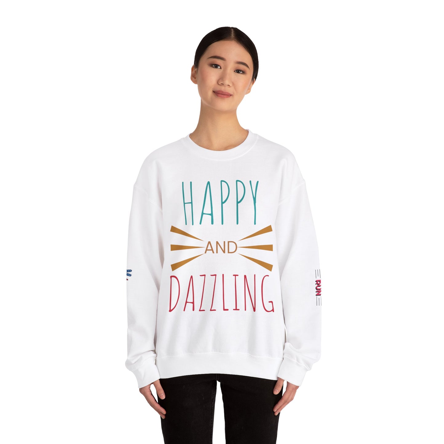 Happy & Dazzling Unisex Crewneck Sweatshirt - Perfect for Holidays and Celebrations
