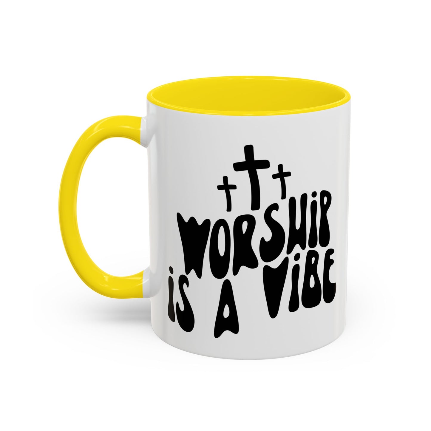 Worship is a Vibe Coffee Mug | Inspirational Christian Drinkware | Perfect for Gifts & Daily Use