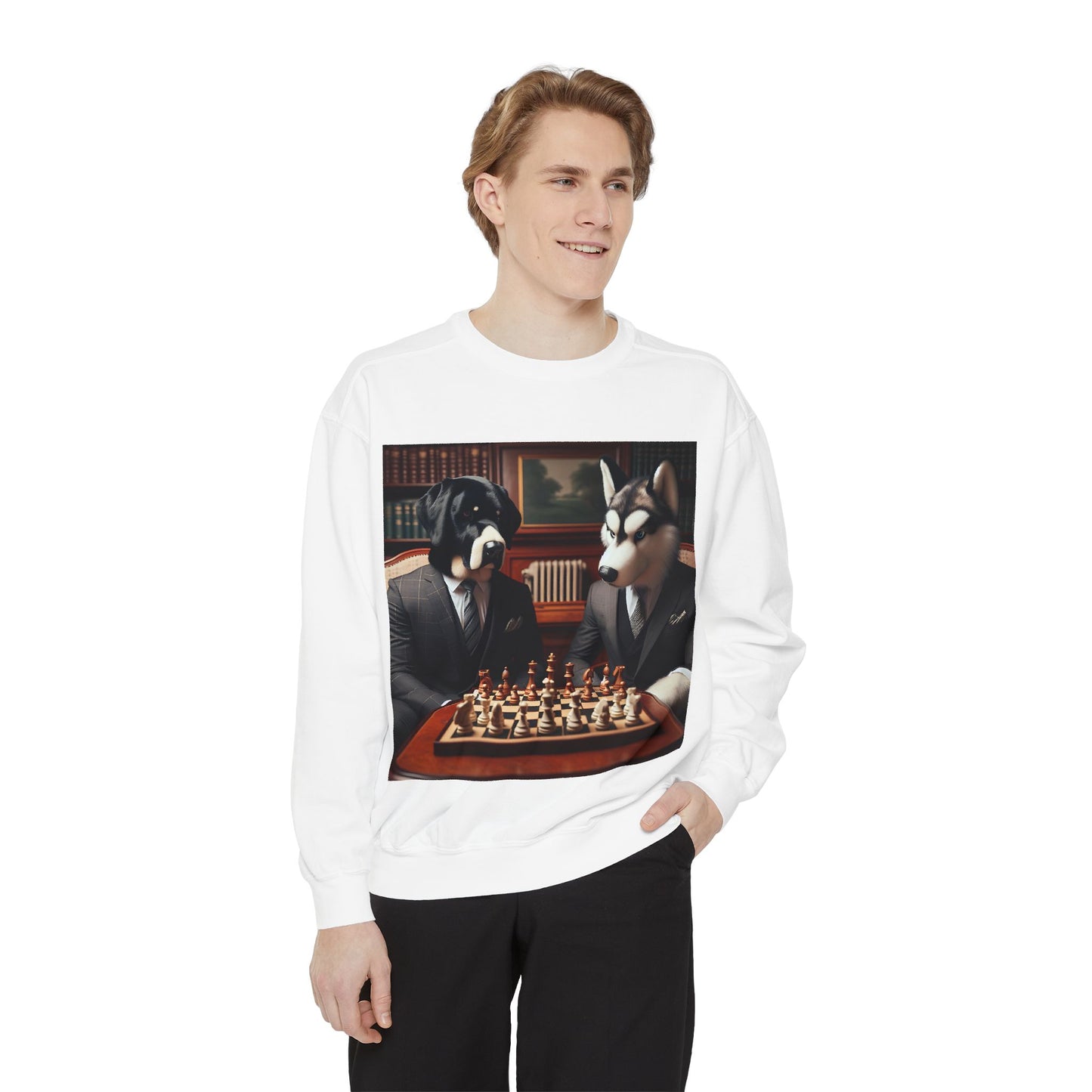 Unisex Garment-Dyed Sweatshirt