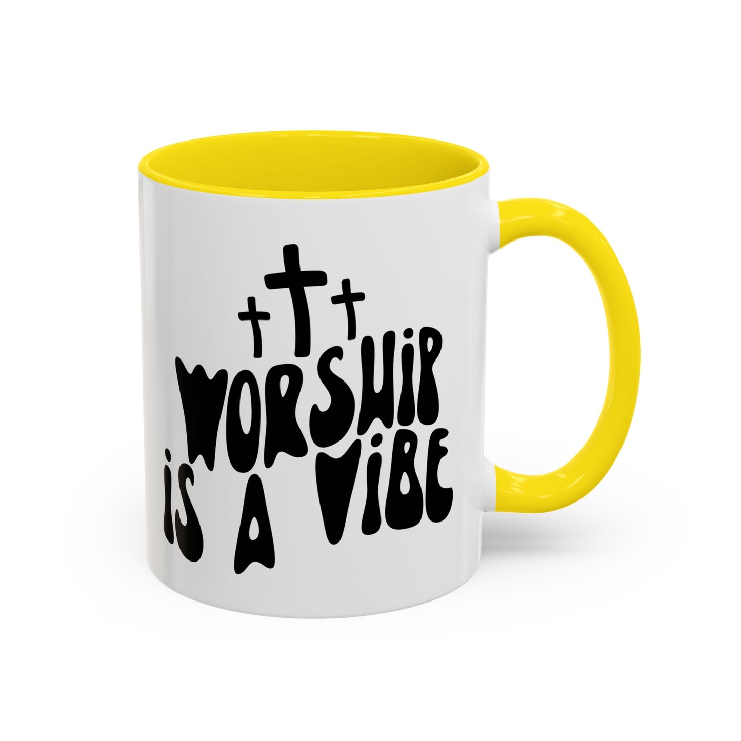 Worship is a Vibe Coffee Mug | Inspirational Christian Drinkware | Perfect for Gifts & Daily Use