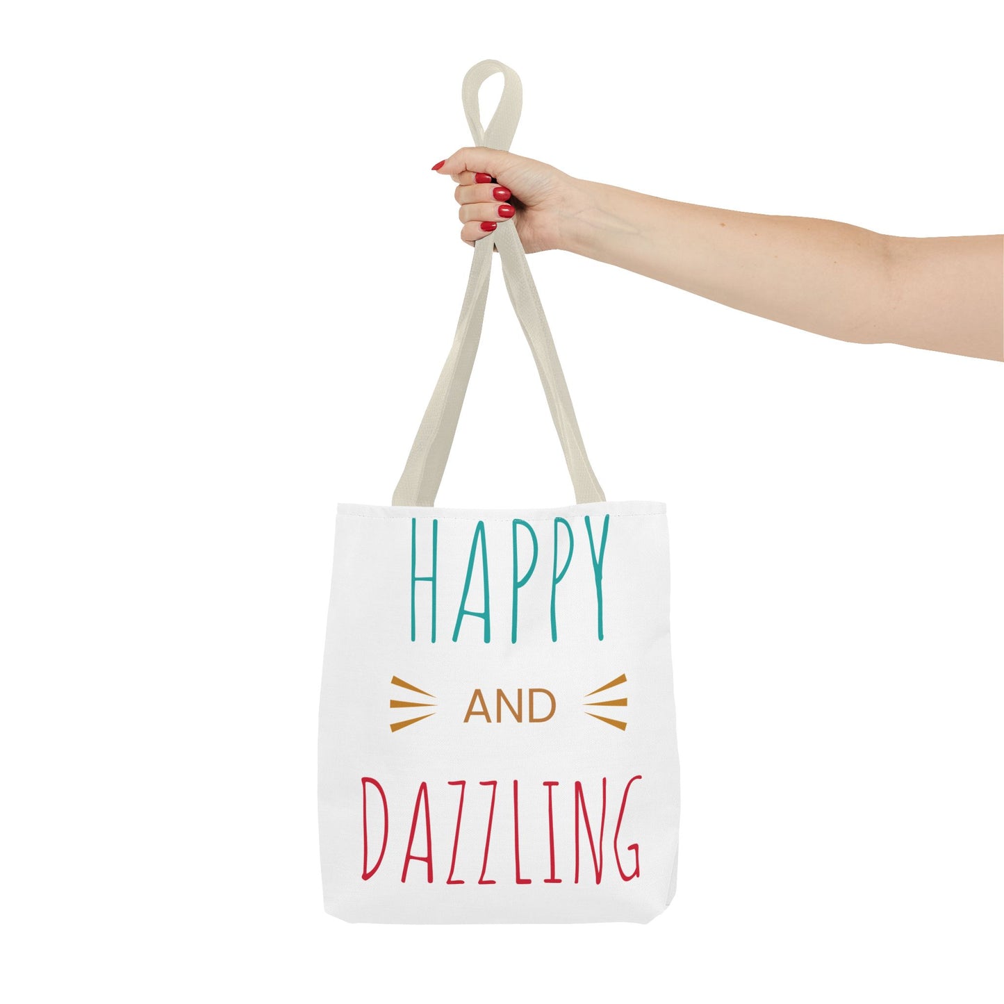Happy and Dazzling Tote Bag - Cheerful Everyday Carryall for Joyful Occasions