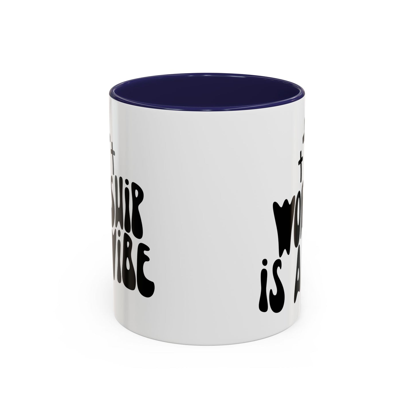 Worship is a Vibe Coffee Mug | Inspirational Christian Drinkware | Perfect for Gifts & Daily Use