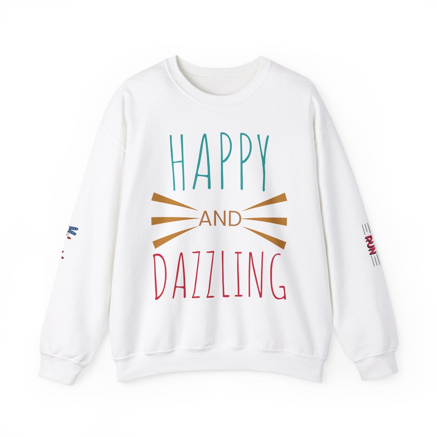 Happy & Dazzling Unisex Crewneck Sweatshirt - Perfect for Holidays and Celebrations