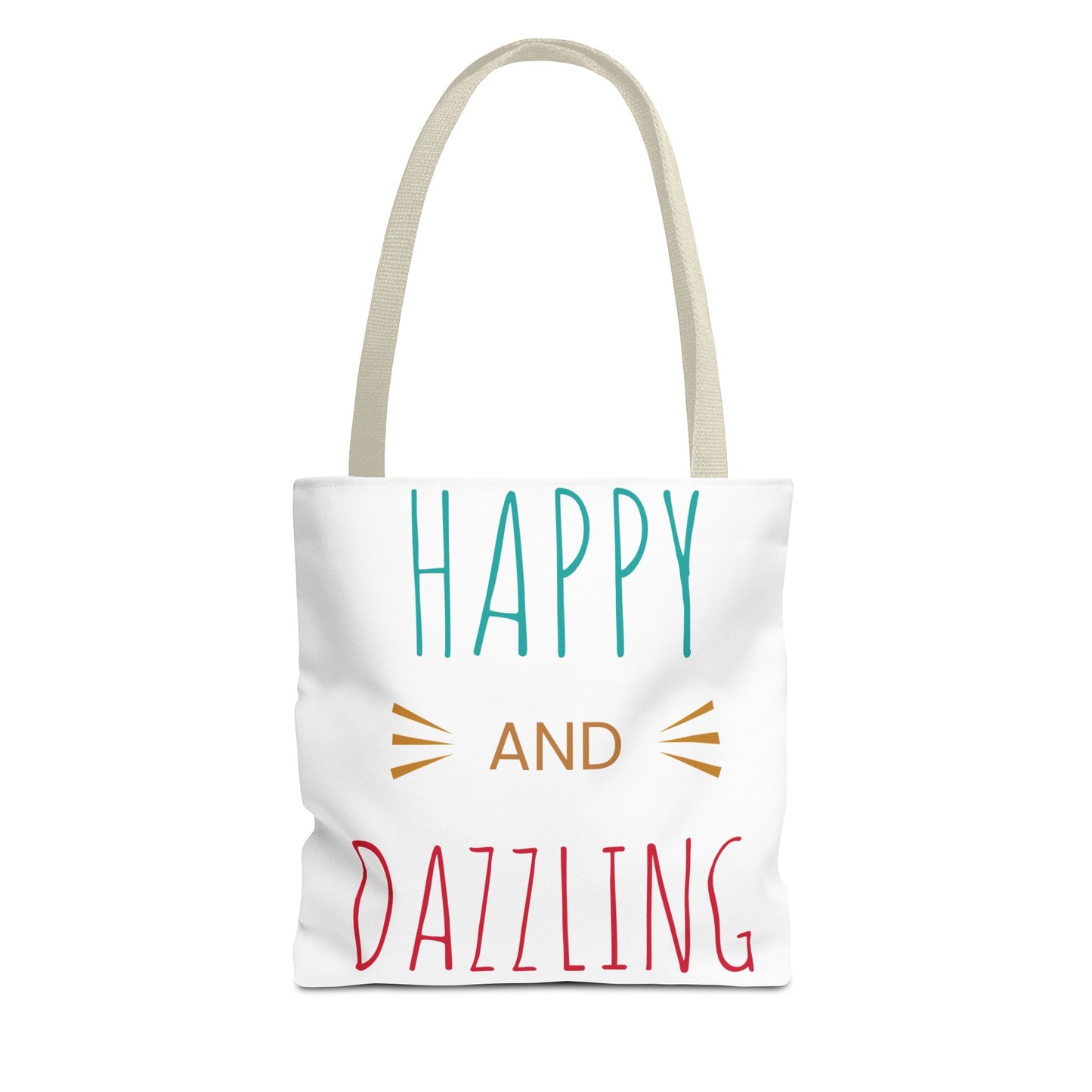 Happy and Dazzling Tote Bag - Cheerful Everyday Carryall for Joyful Occasions