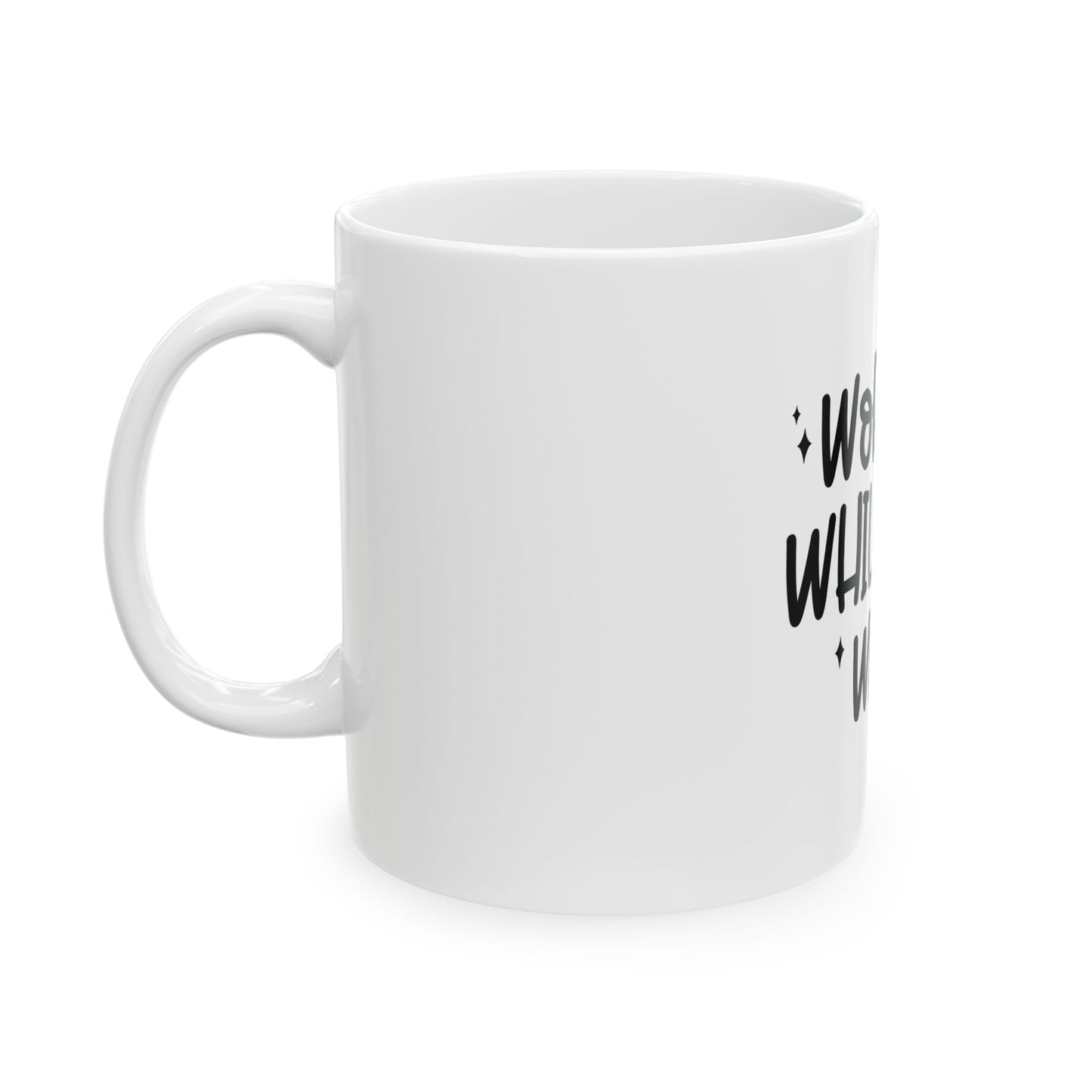 Worship While You Wait Mug, (11oz, 15oz)