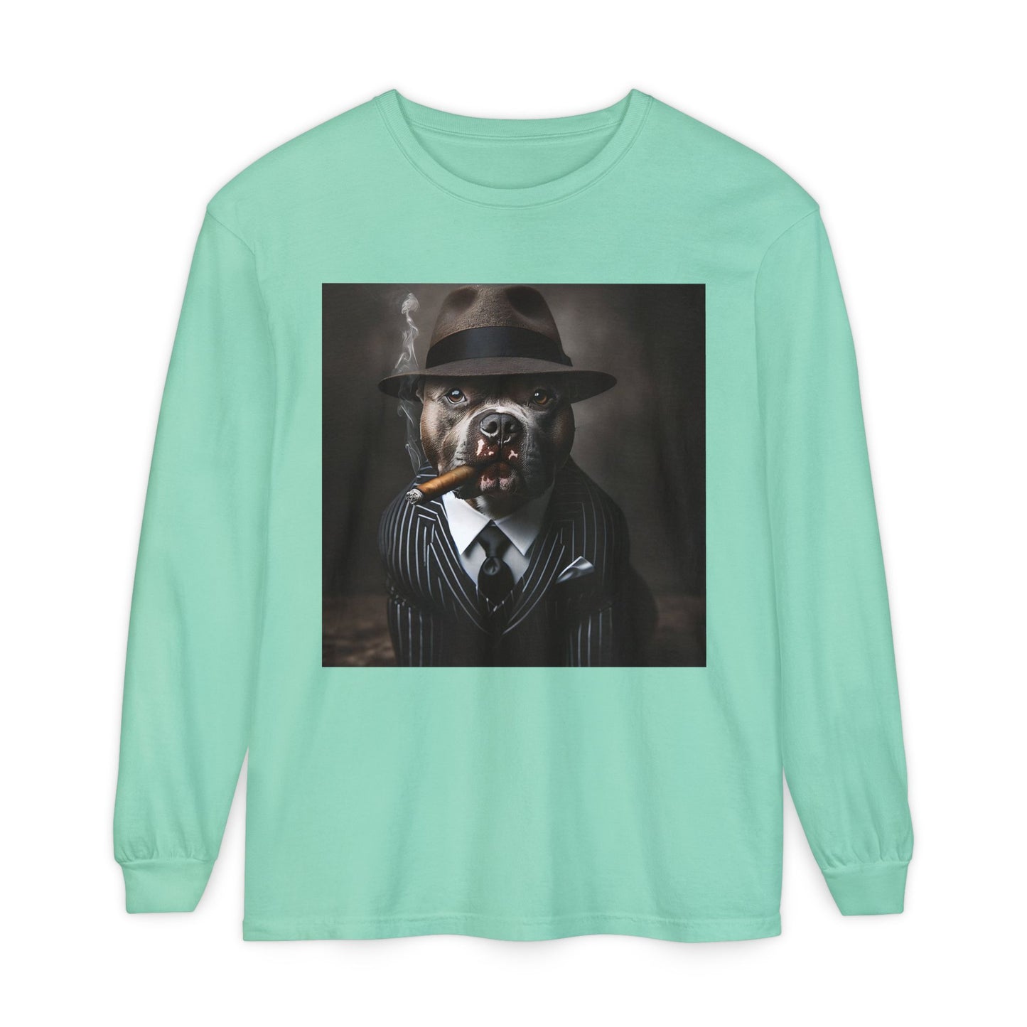 Unisex Garment-dyed Long Sleeve T-Shirt