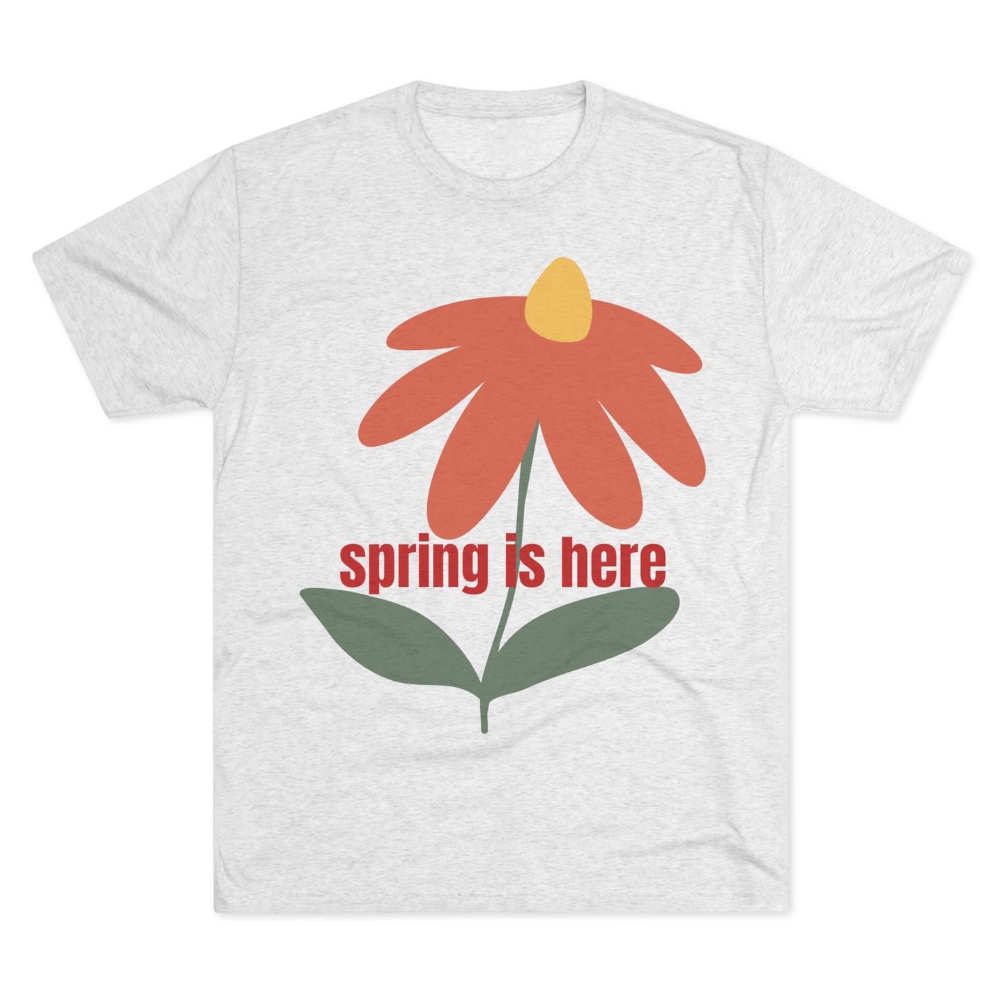 Spring Is Here Kindness Tee - Unisex Tri-Blend Crew