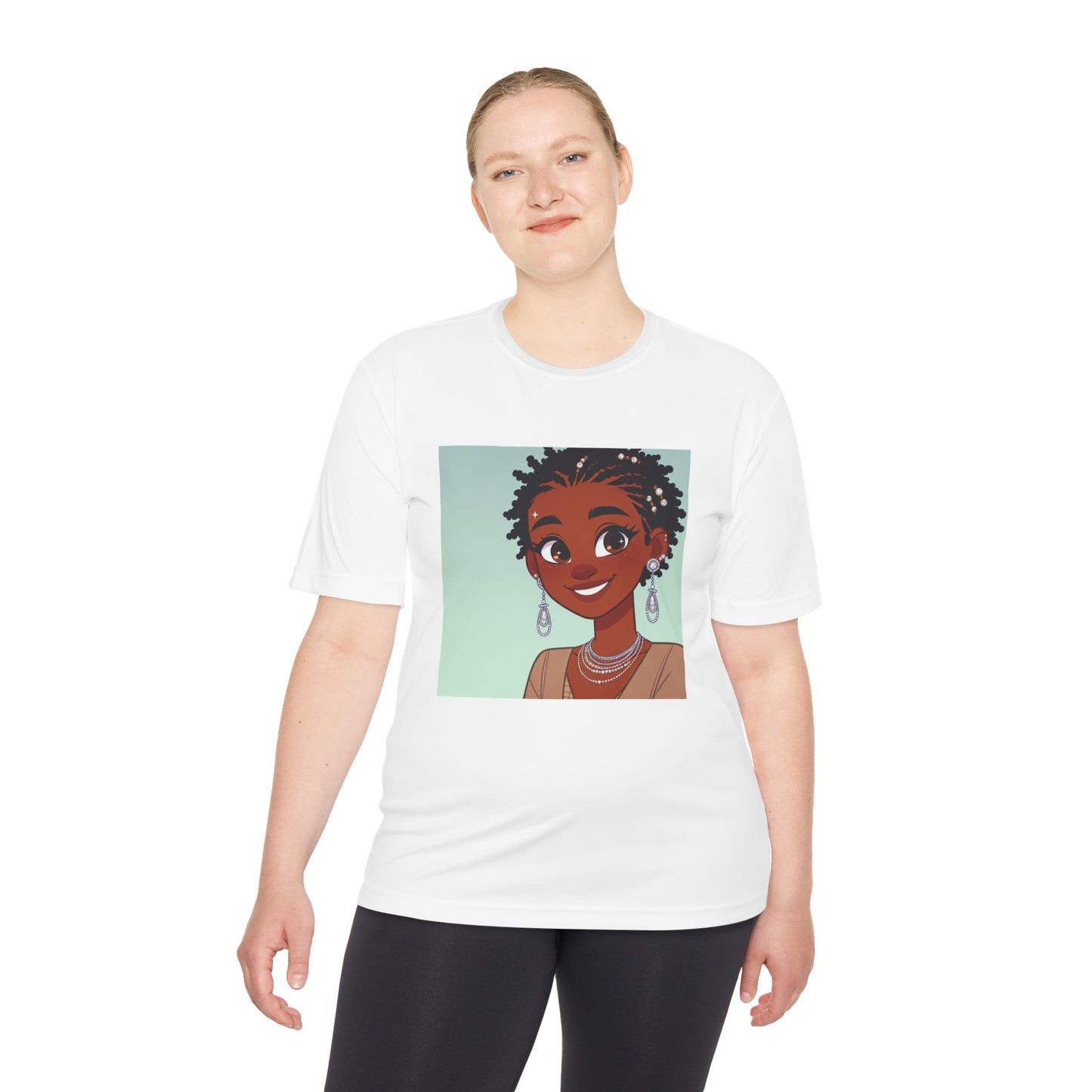 Cute Unisex Moisture Wicking Tee with Fun Messages