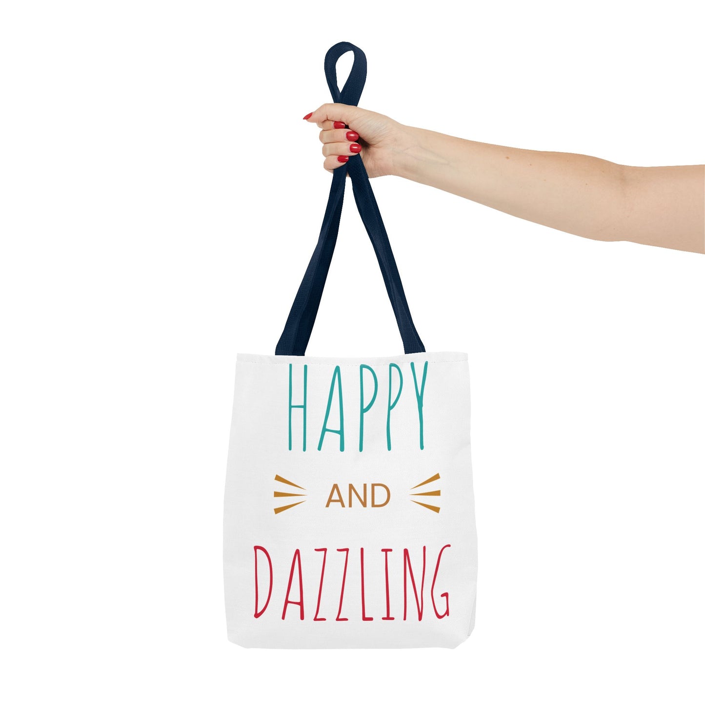 Happy and Dazzling Tote Bag - Cheerful Everyday Carryall for Joyful Occasions