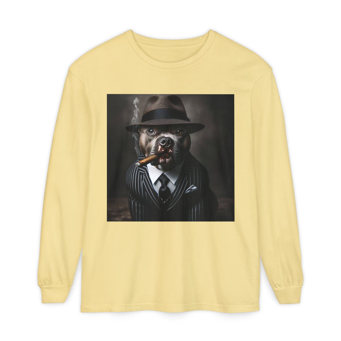 Unisex Garment-dyed Long Sleeve T-Shirt