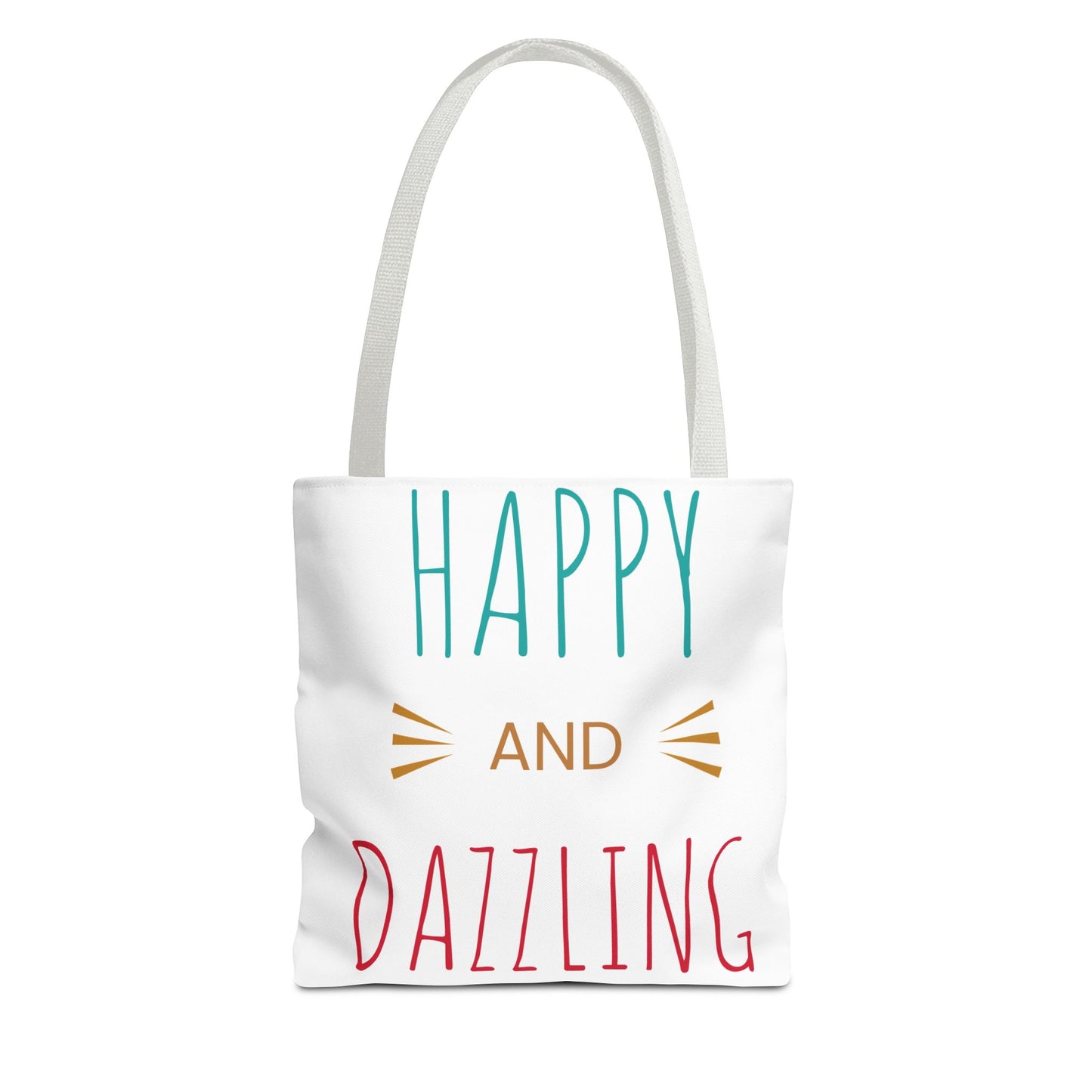 Happy and Dazzling Tote Bag - Cheerful Everyday Carryall for Joyful Occasions