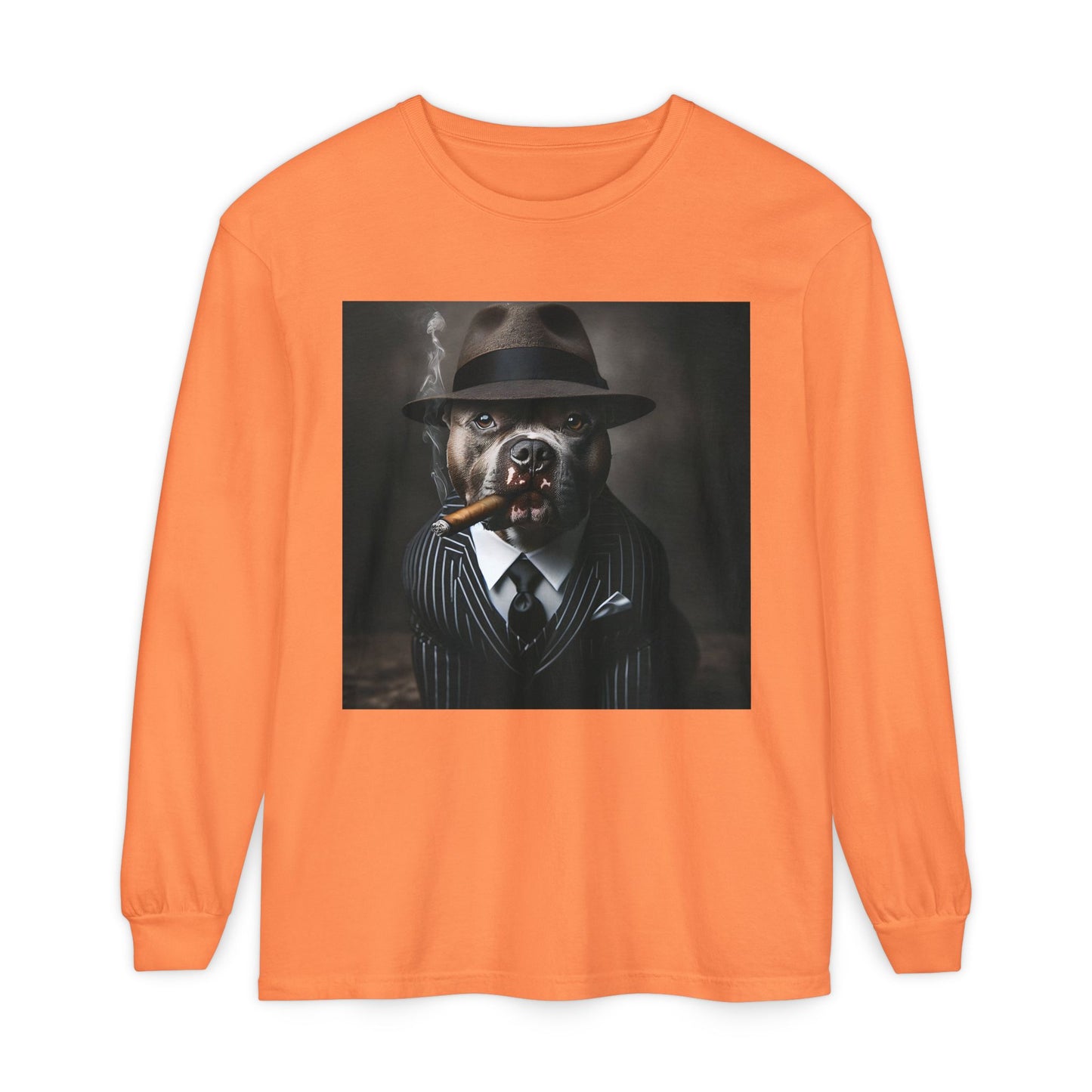 Unisex Garment-dyed Long Sleeve T-Shirt