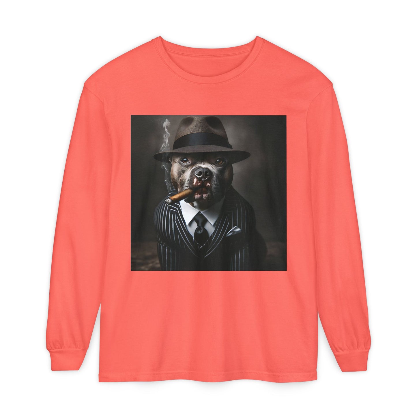 Unisex Garment-dyed Long Sleeve T-Shirt