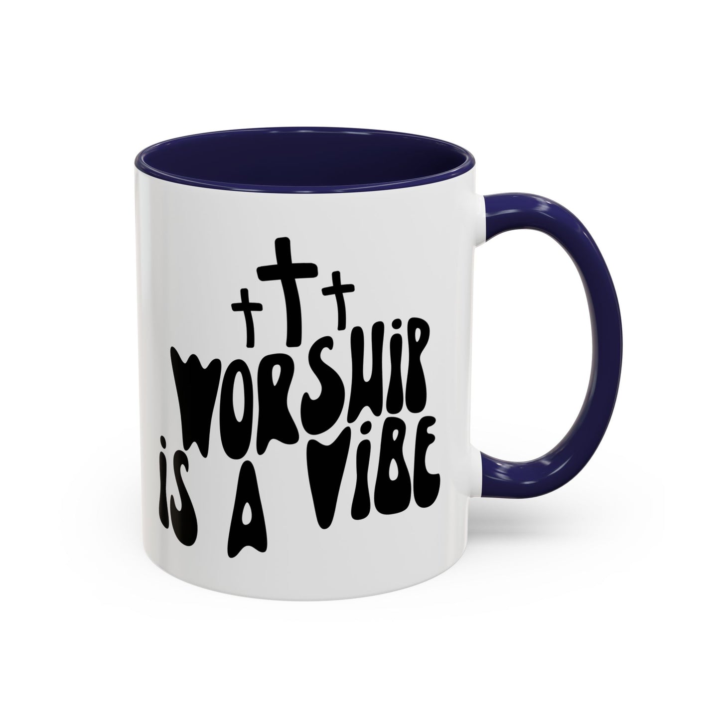 Worship is a Vibe Coffee Mug | Inspirational Christian Drinkware | Perfect for Gifts & Daily Use