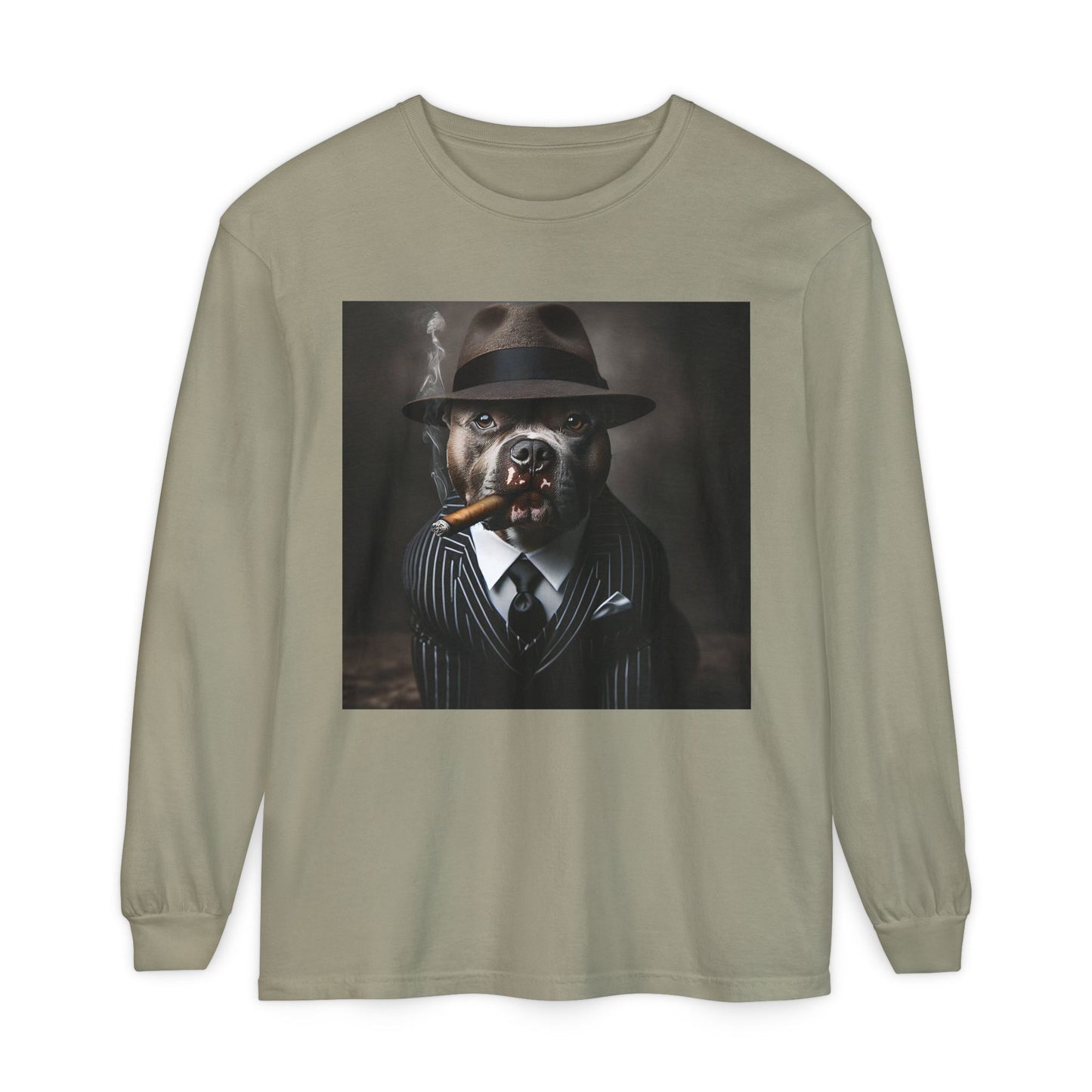 Unisex Garment-dyed Long Sleeve T-Shirt