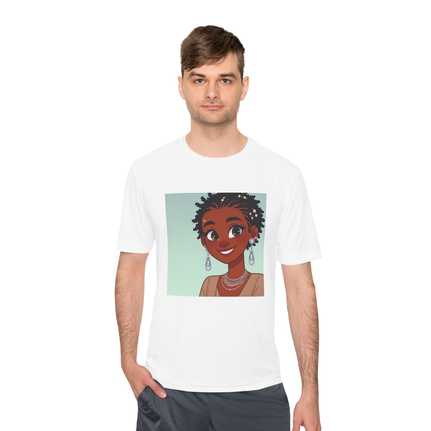 Cute Unisex Moisture Wicking Tee with Fun Messages