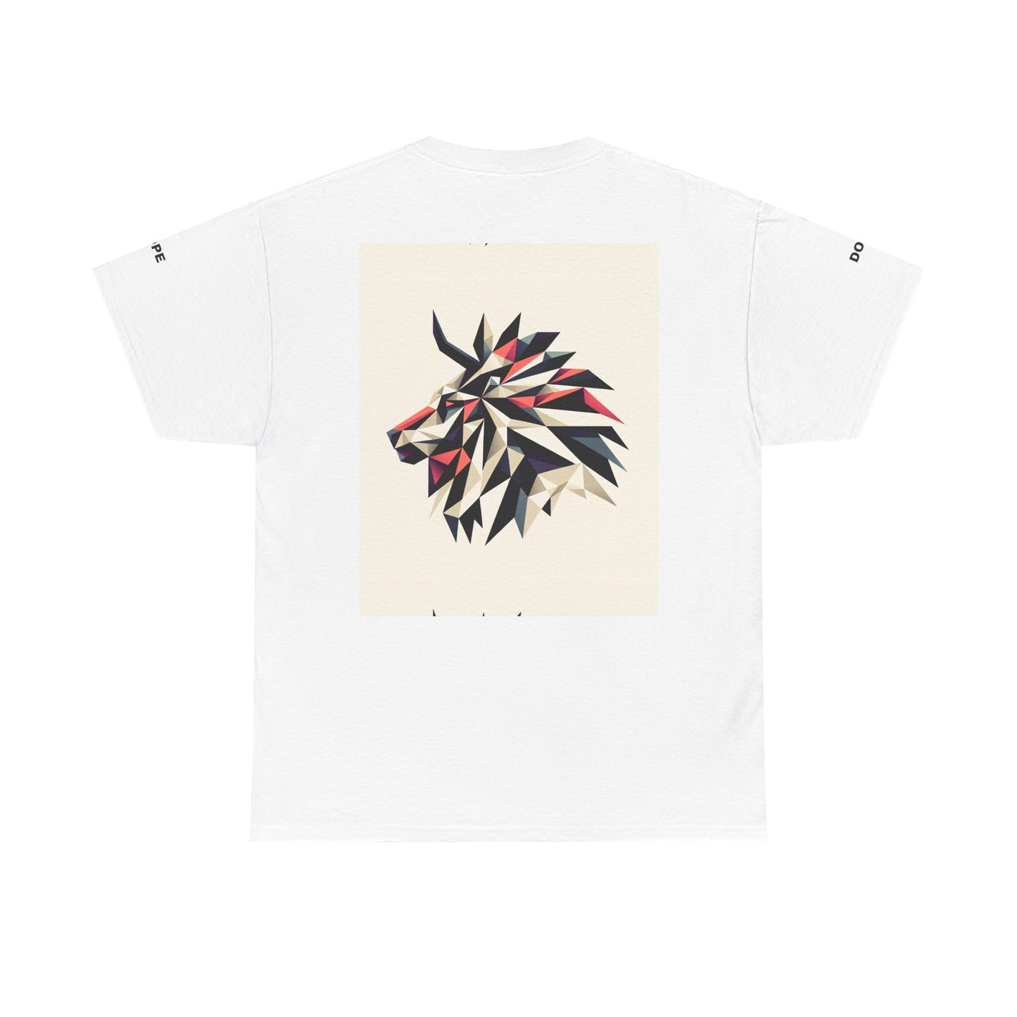 Unique Graphic Tee - 'DOPE' Floral and Lion Design for Trendsetters
