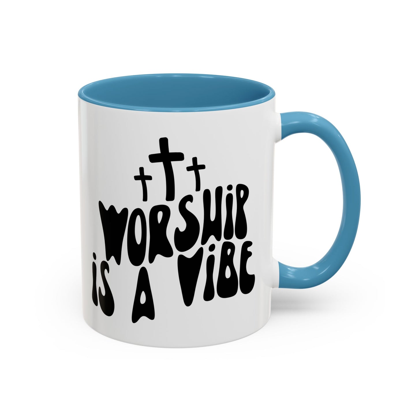 Worship is a Vibe Coffee Mug | Inspirational Christian Drinkware | Perfect for Gifts & Daily Use
