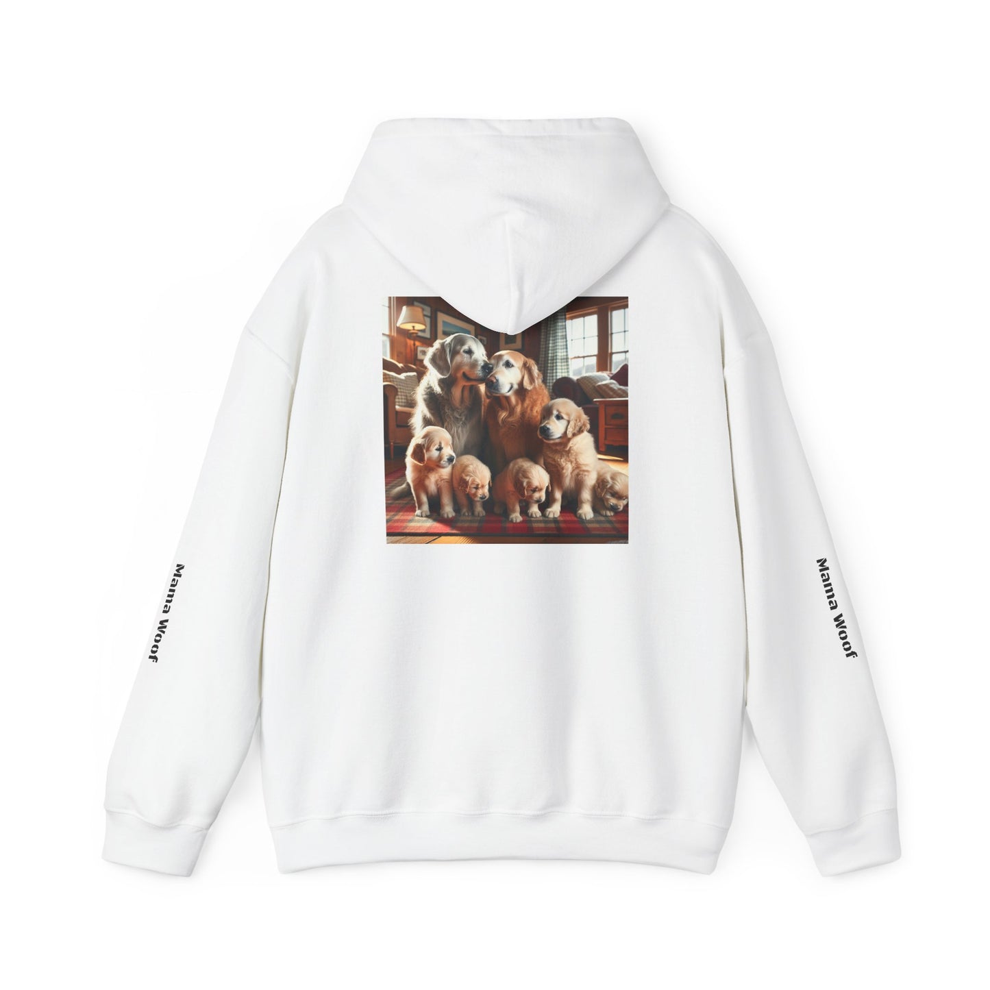 Cozy Dog Lover Hoodie with Puppy Prints