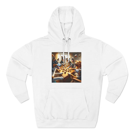 Three-Panel Fleece Hoodie