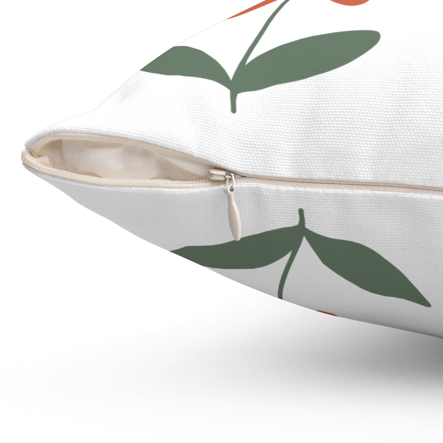 Inspirational Floral Pillow - "God's First and Omega"