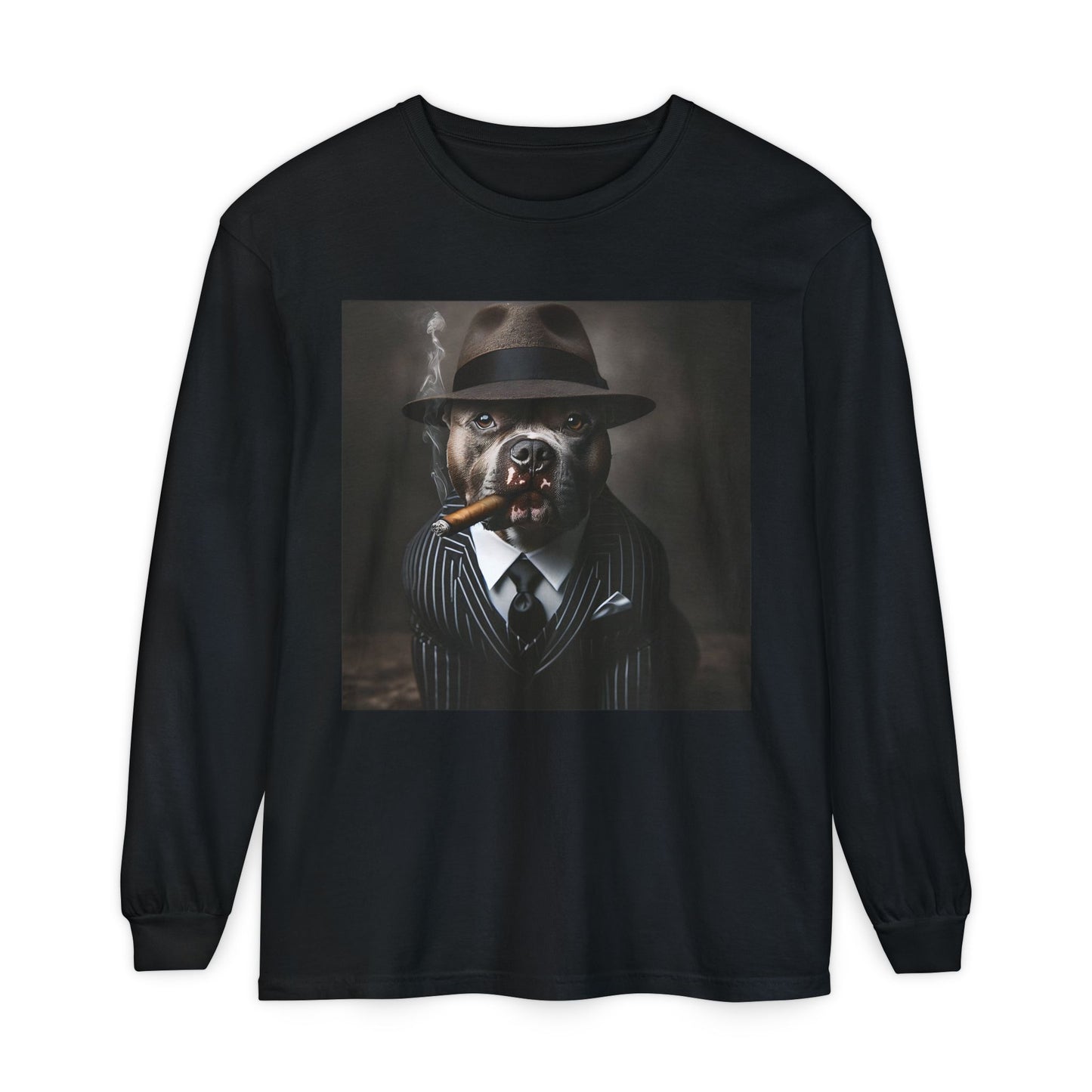 Unisex Garment-dyed Long Sleeve T-Shirt