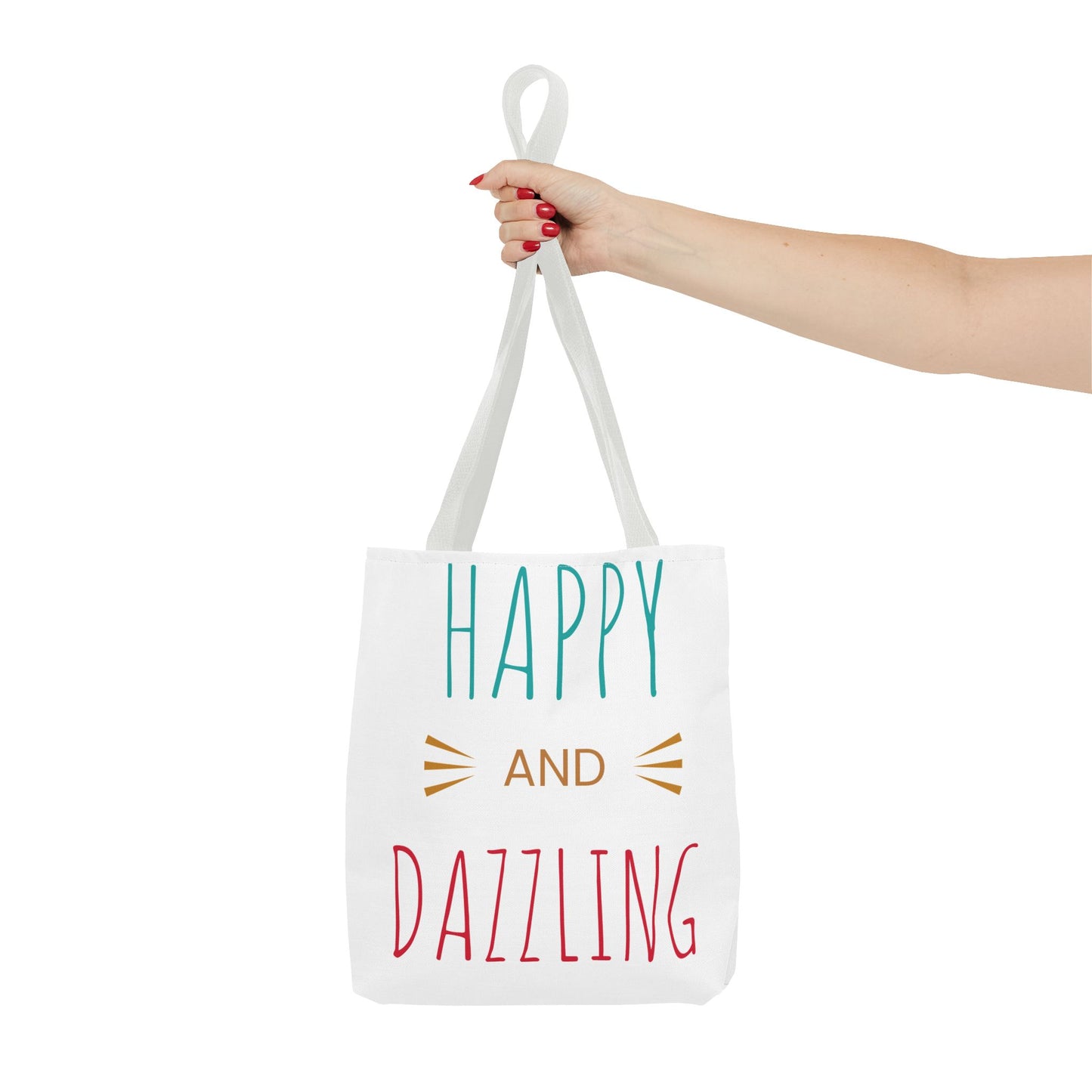 Happy and Dazzling Tote Bag - Cheerful Everyday Carryall for Joyful Occasions
