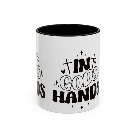 Inspirational Coffee Mug - 'In God's Hands' - Perfect for Daily Motivation & Gift Giving